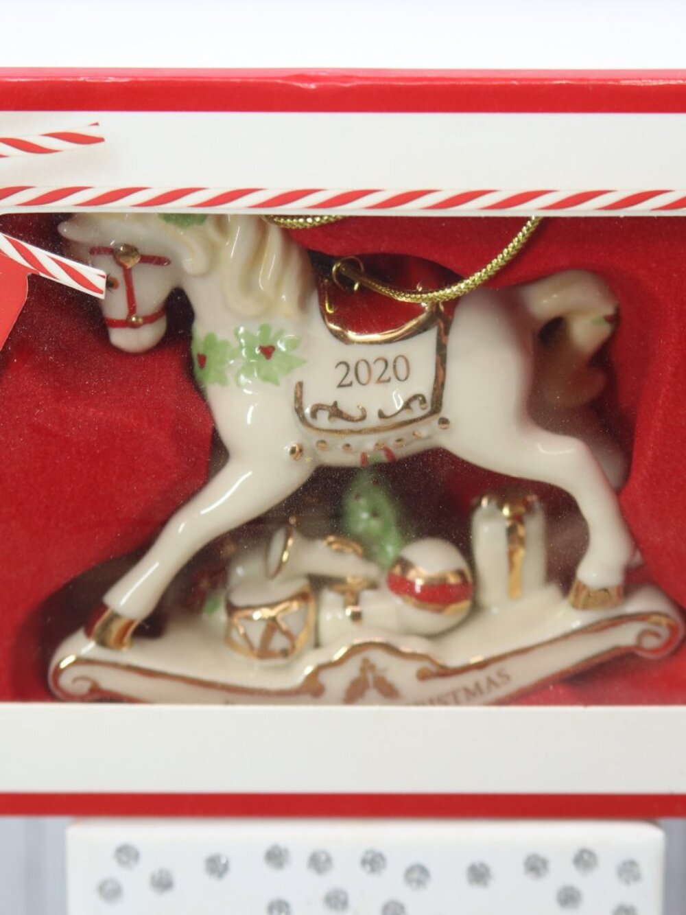 Lenox 2020 Rocking Horse Ornament Baby's 1st Christmas First Gift NEW